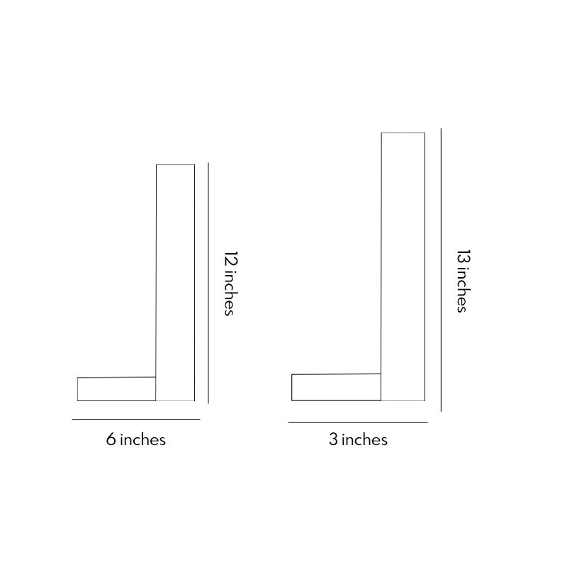 L Shape Wall Light Modern Decorative LED Metal Light