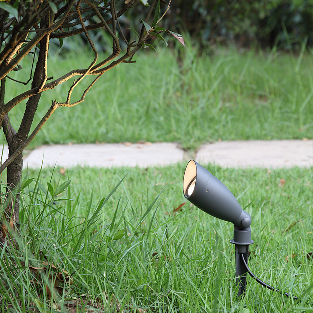 LED Outdoor Spike Spotlight Minimalist Accent Lighting Garden Lights