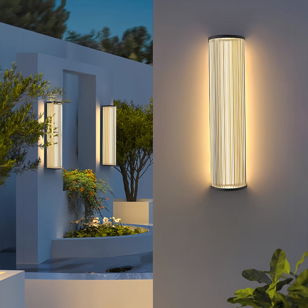 Vertical Wall Sconce Lighting Outdoor Waterproof Garden Lamp