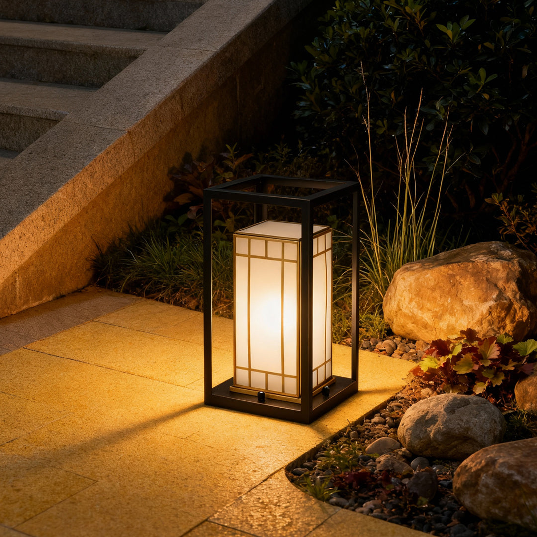 Lantern Bollard Light Outdoor Waterproof Minimalist Lamp