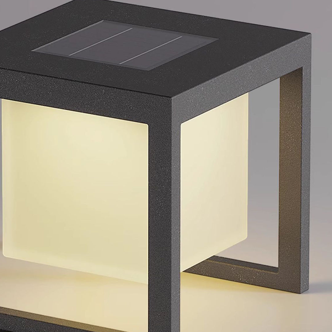 Multi-Functional Floor Lamps With Tables Solar-Powered