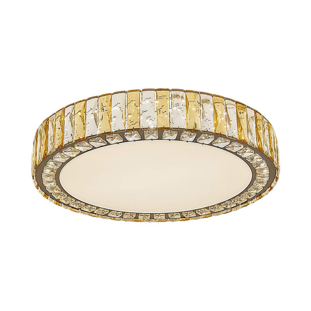 LED Flush Mounted Ceiling Lights Luxury Crystal Lamp