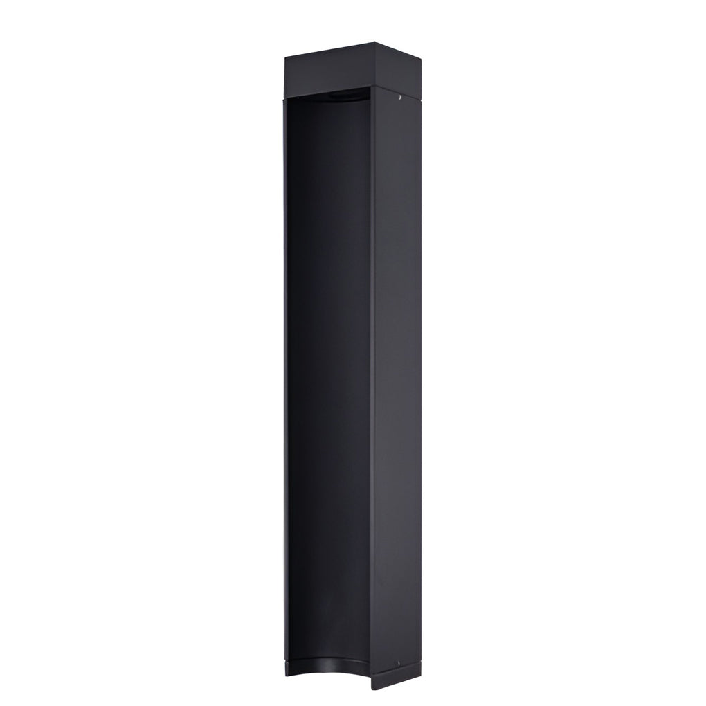 Bollard LED Lights Modern Black Outdoor Lawn Light