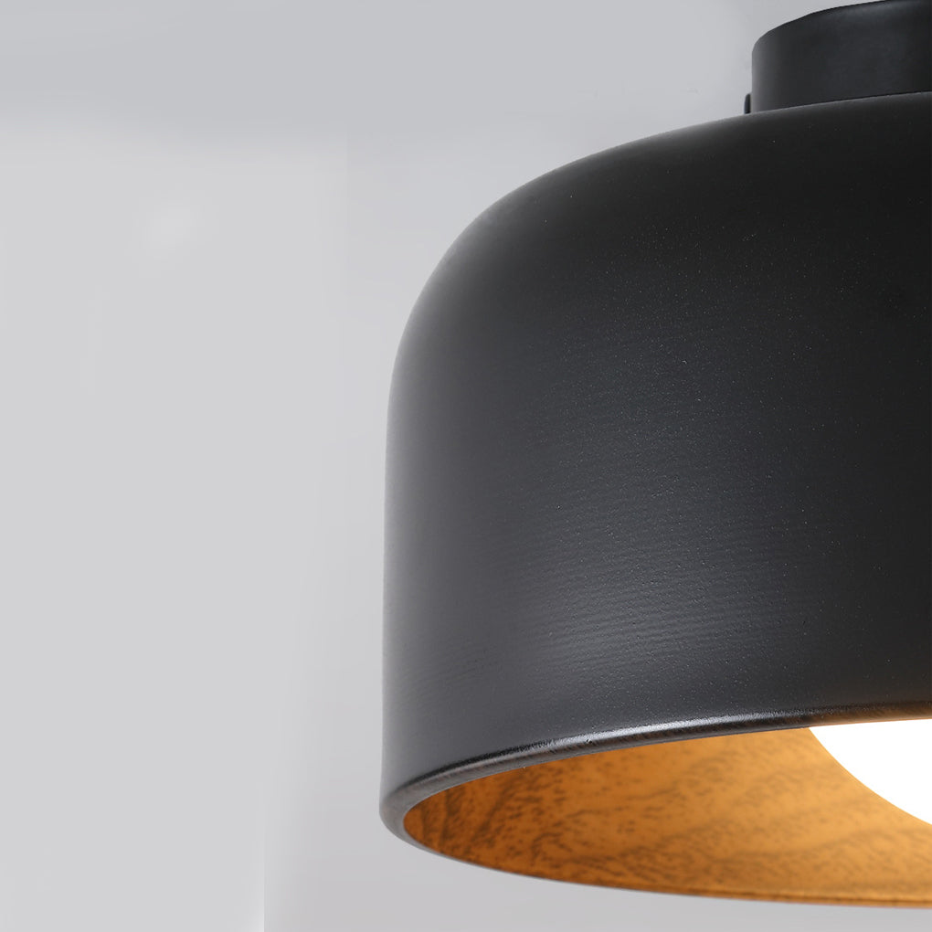 LED Ceiling Light Wood Grain Nordic Minimalist Light
