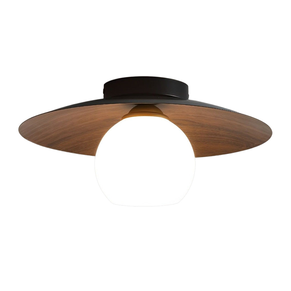 LED Ceiling Light Wood Grain Nordic Minimalist Light