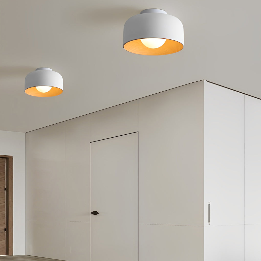 LED Ceiling Light Wood Grain Nordic Minimalist Light