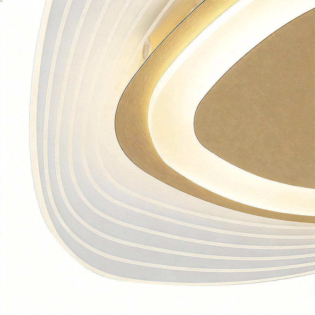 LED Ceiling Lights Simple Triangle Decorative Metal Light