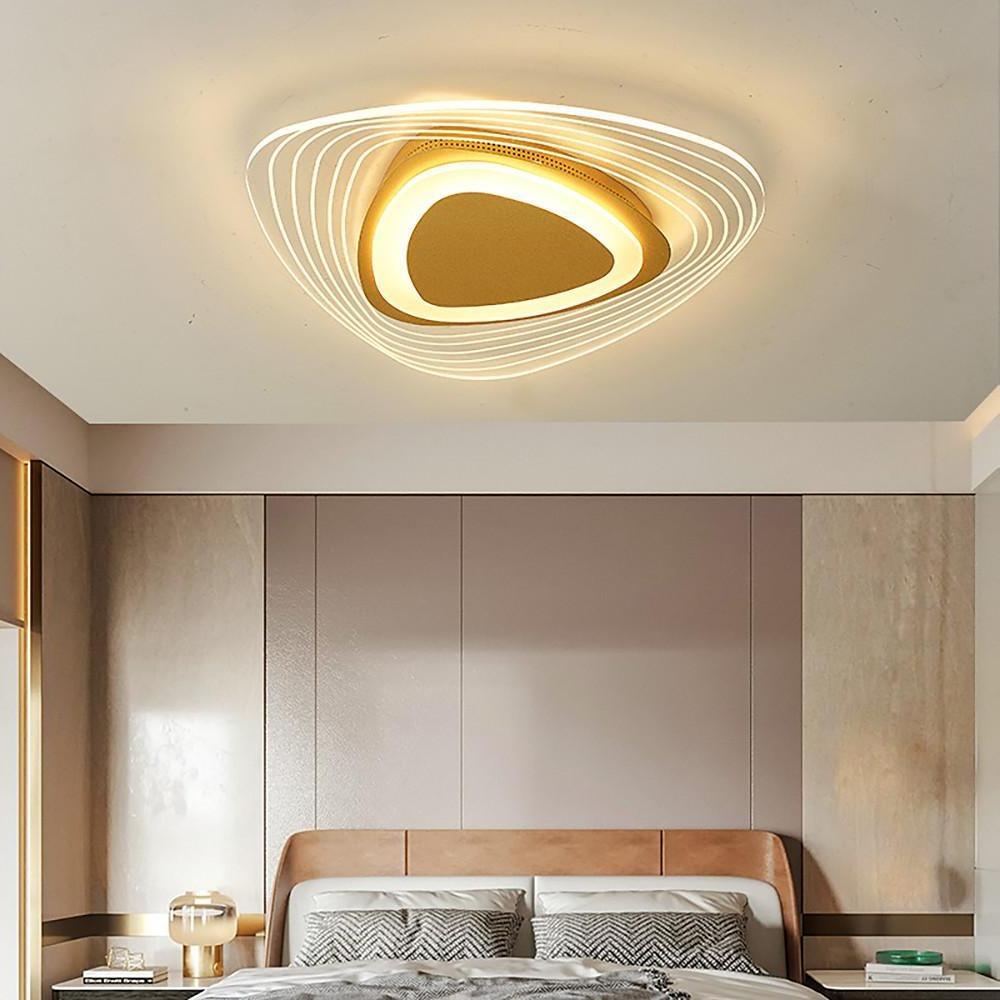 LED Ceiling Lights Simple Triangle Decorative Metal Light