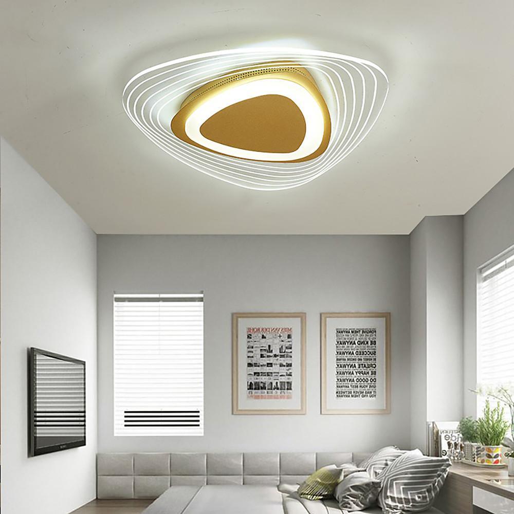LED Ceiling Lights Simple Triangle Decorative Metal Light