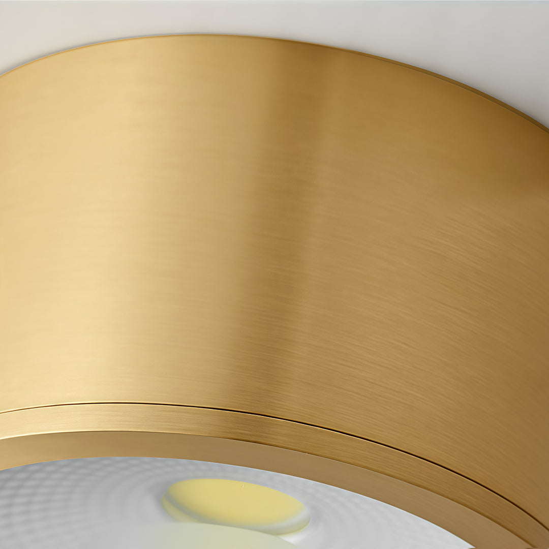 LED Downlight Modern Gold Cylindrical Copper Light
