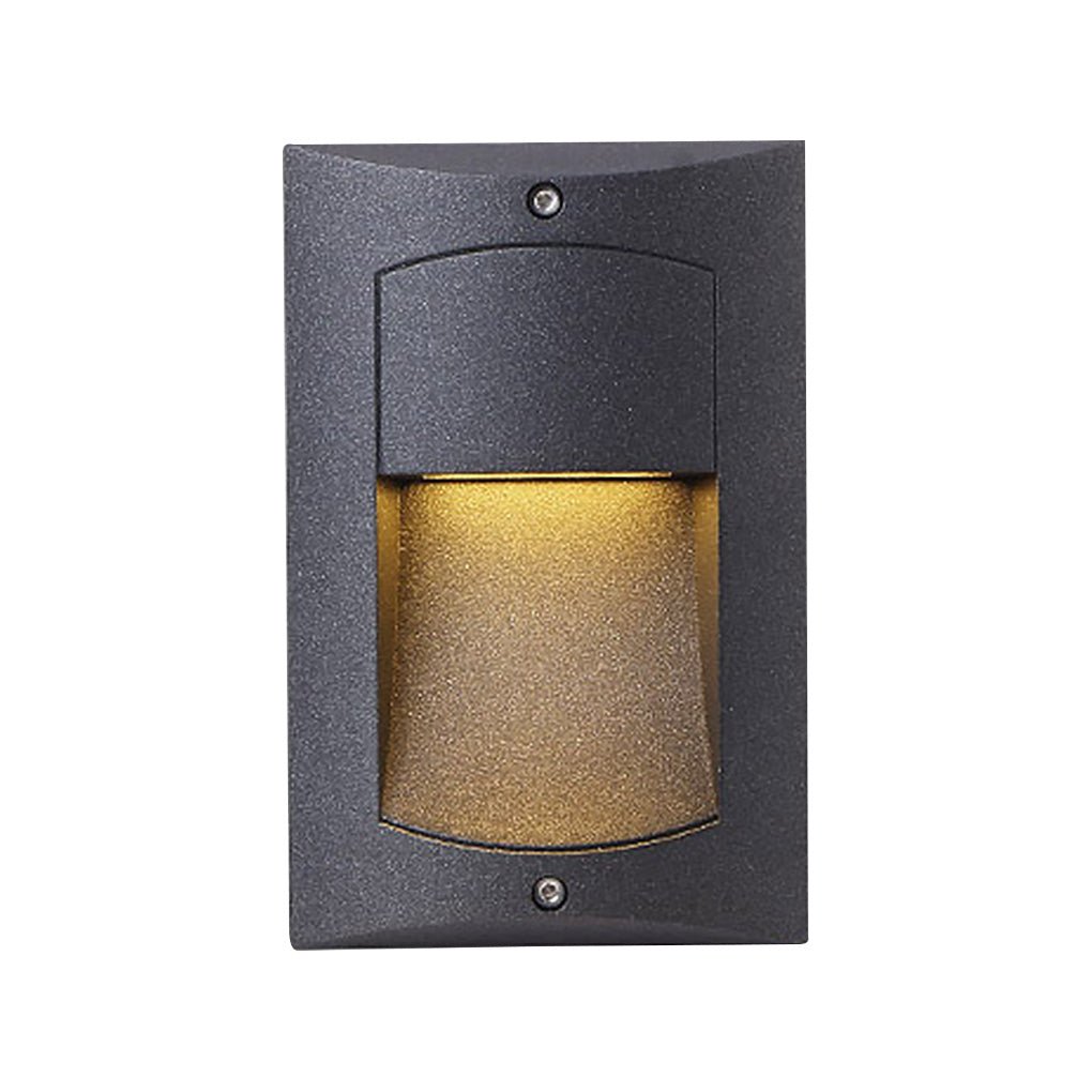 Surface Mounted Step Lights LED Black Modern Outdoor Light