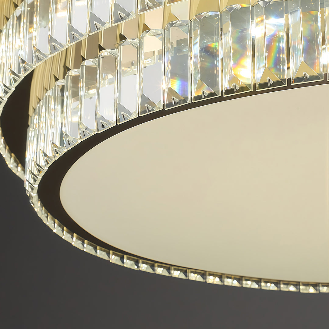 LED Flush Mount Lighting Luxury LED Crystal Lamp