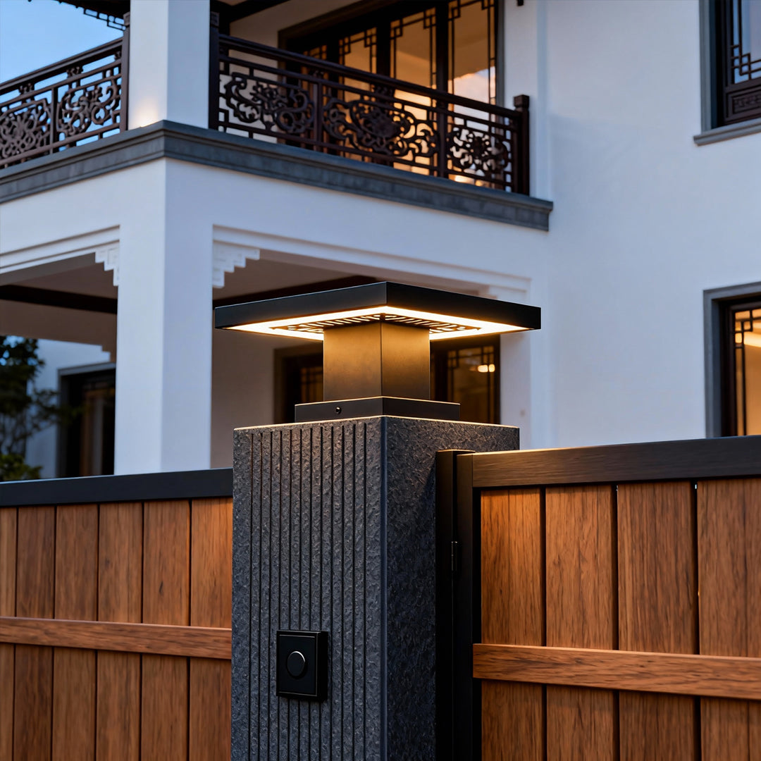 LED Gate Pillar Light Outdoor Waterproof Fence Light