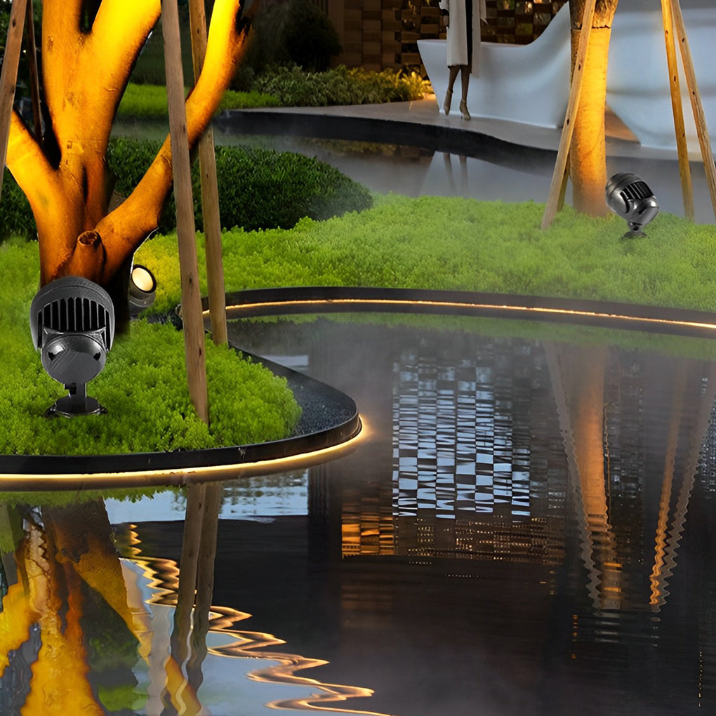 LED Landscape Spotlight Waterproof Adjustable LED Modern Outdoor Light
