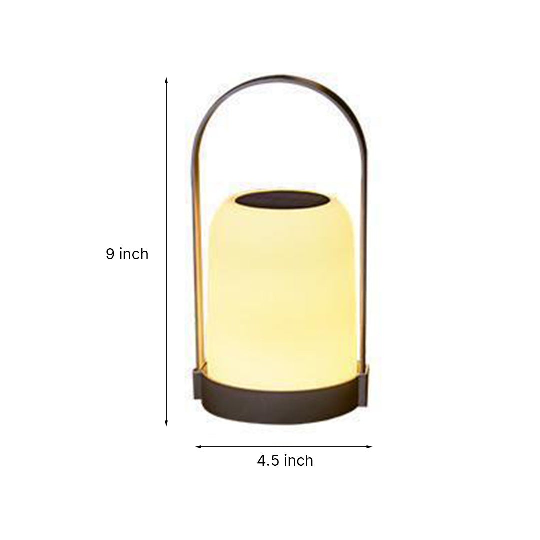 Solar-Powered Handheld Light Waterproof USB Rechargeable Portable
