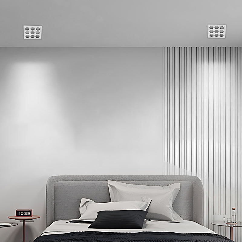 LED Spotlights Bulbs Modern White Aluminum Recessed Light