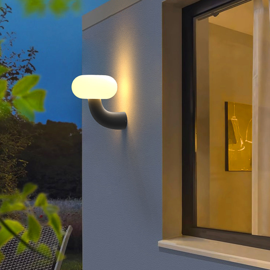 Light Outdoor Wall Sconce Waterproof Black Creative Lamp