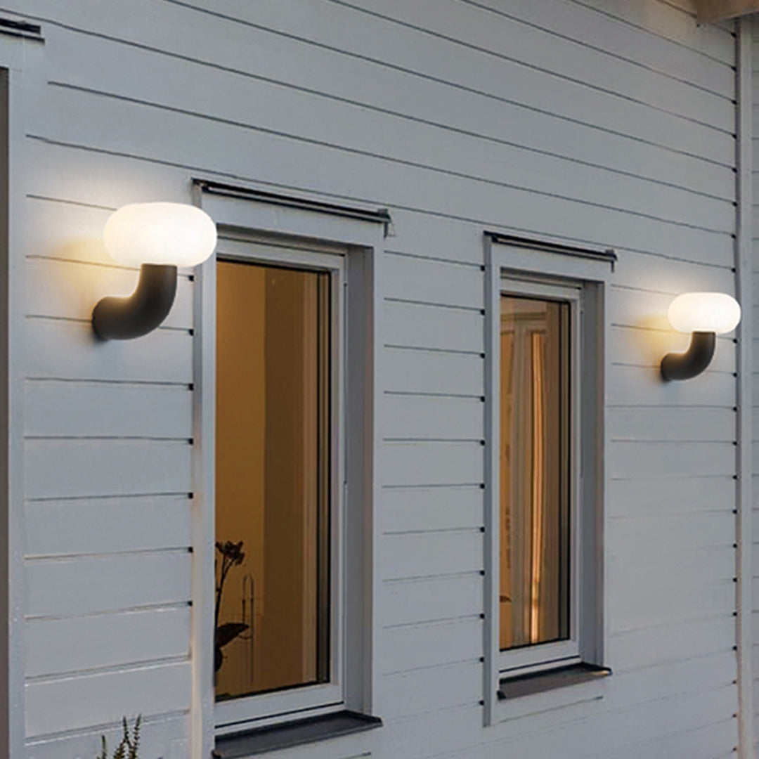 Light Outdoor Wall Sconce Waterproof Black Creative Lamp
