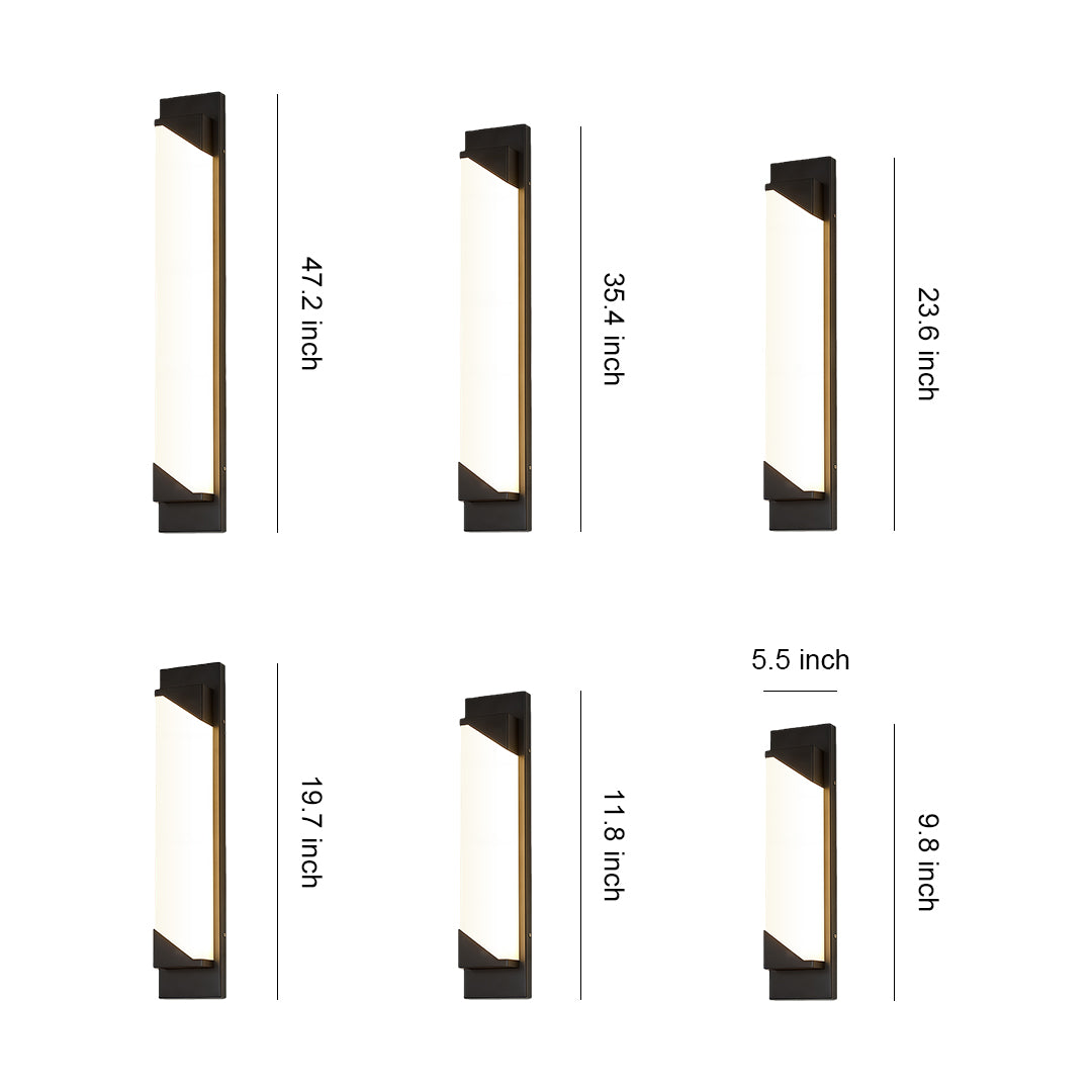 Linear Wall Light Outdoor Modern Minimalist Waterproof Lamp