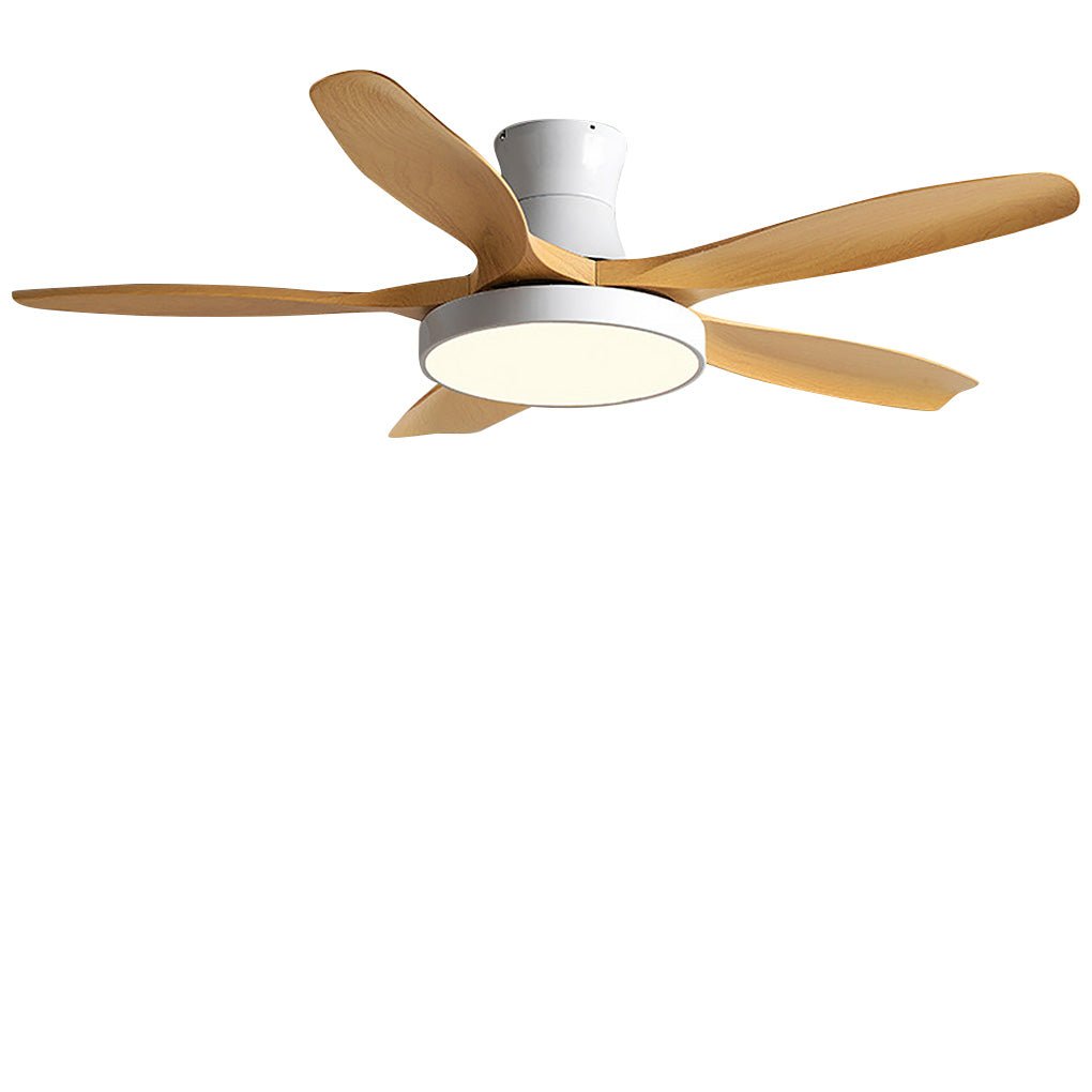 Living Room Ceiling Fan with Lights Modern Silent Inverter Lamp