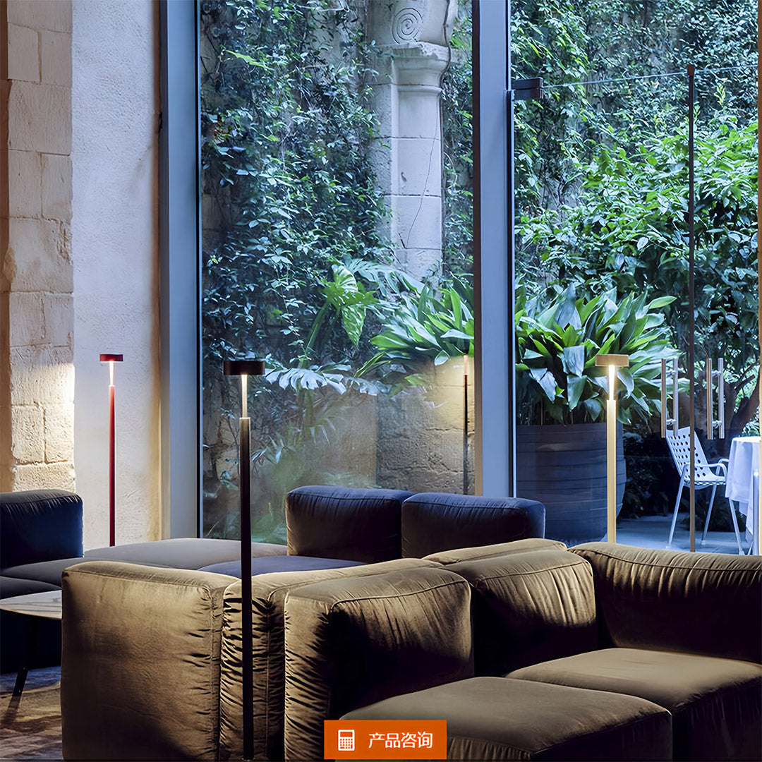 Petite Floor Lamp Modern Dimmable Contemporary Reading Pole Lamps