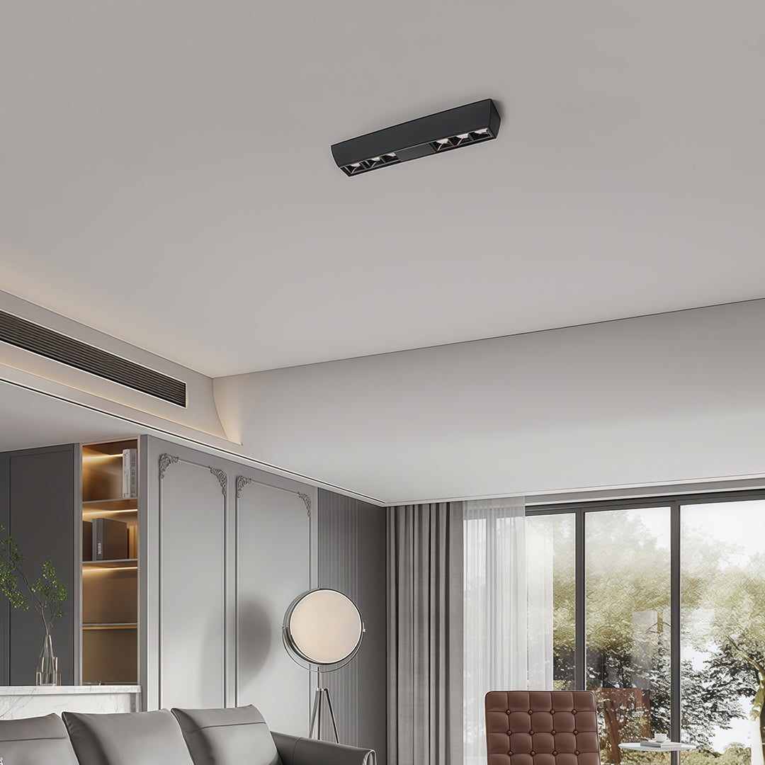 Square Downlights Modern Surface-Mounted Aluminum Light