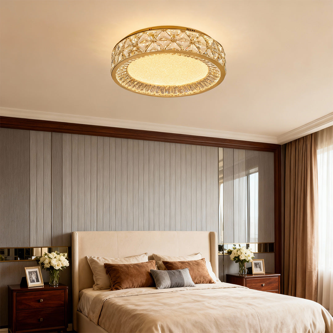 Decorative Flush Mount Ceiling Lights Luxury Crystal Light