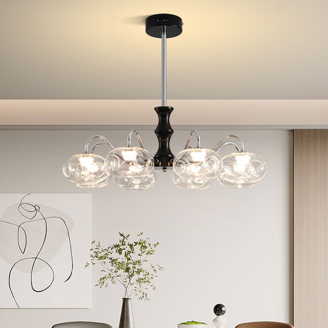 Magic Bean LED Art Glass Chandelier French