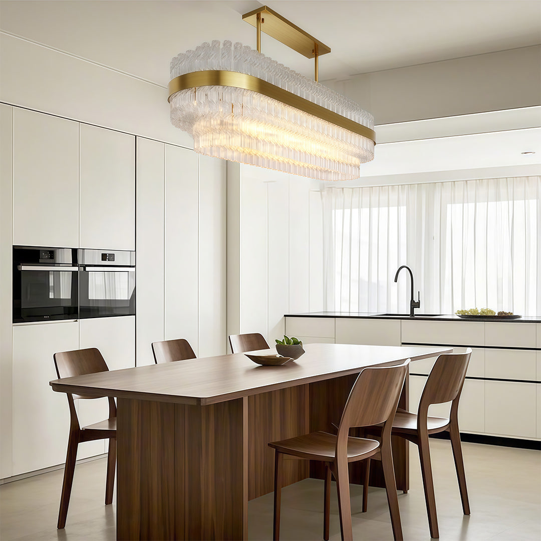 Industrial Modern Chandelier Full Copper Luxury Ceiling Light