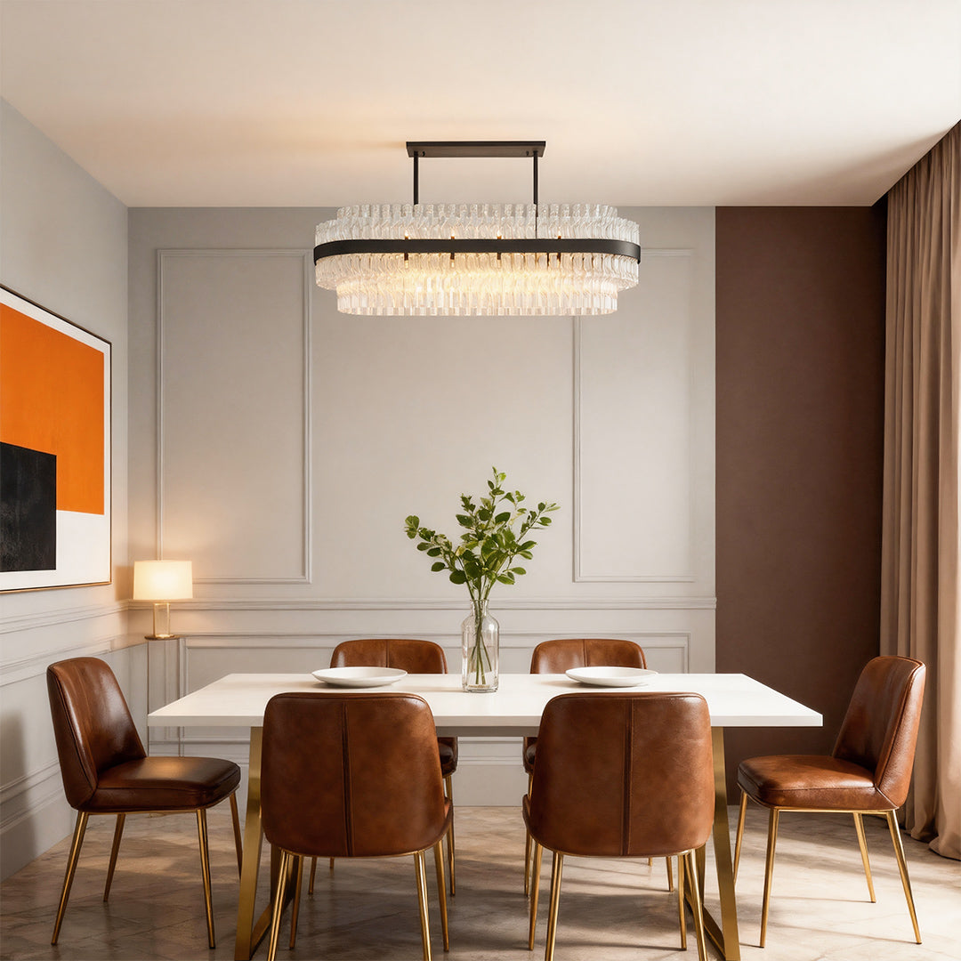 Industrial Modern Chandelier Full Copper Luxury Ceiling Light