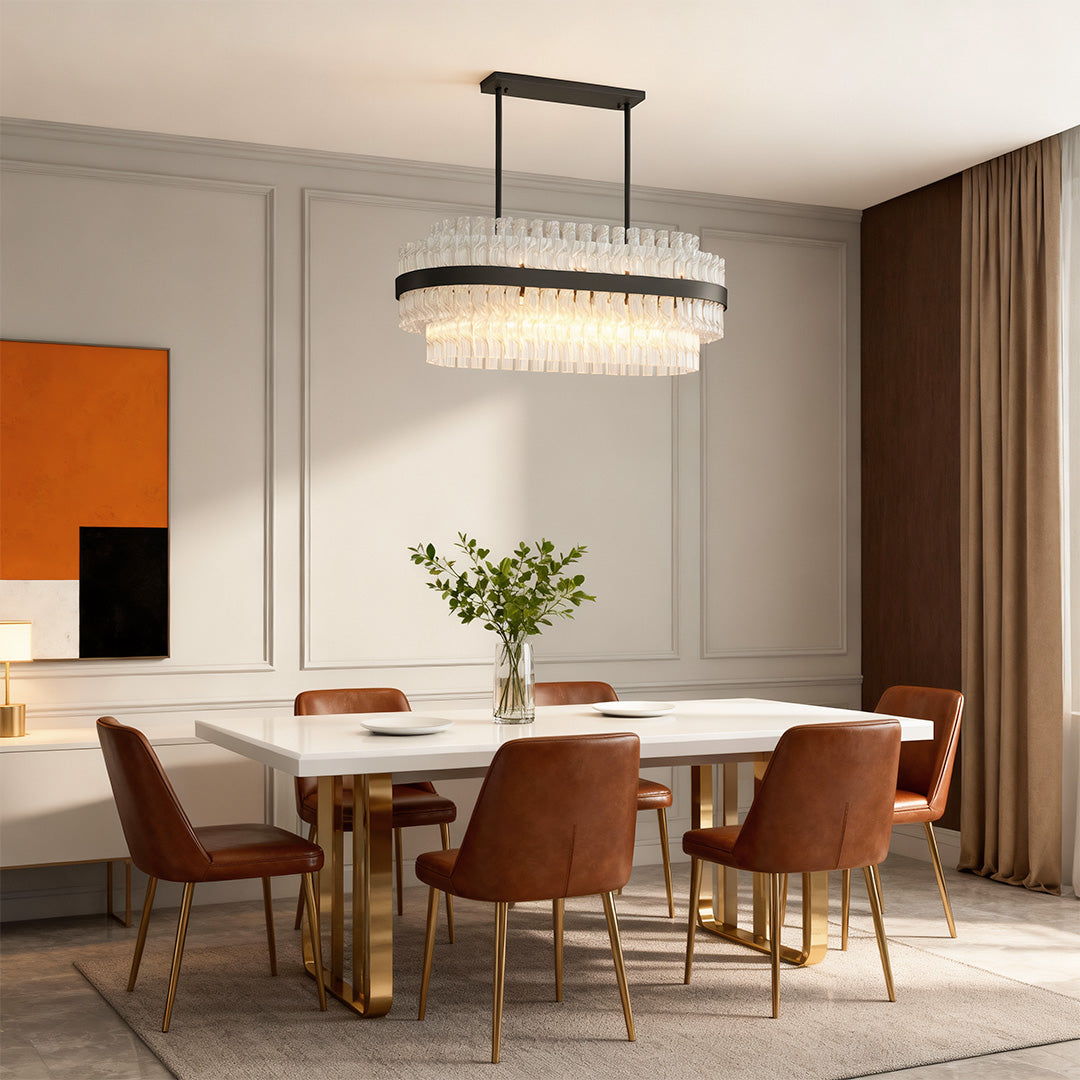 Industrial Modern Chandelier Full Copper Luxury Ceiling Light