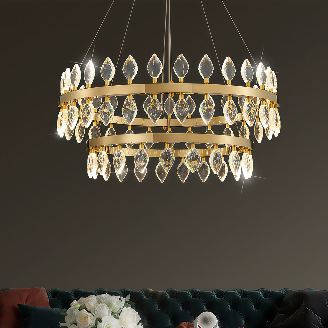 Crystorama Chandeliers Italian Style Luxury Ceiling Light