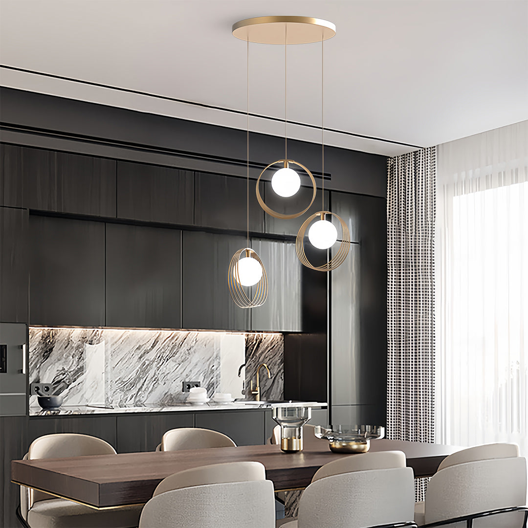 3 Bulb Pendant Light Nordic Minimalist Personalized Ceiling Light