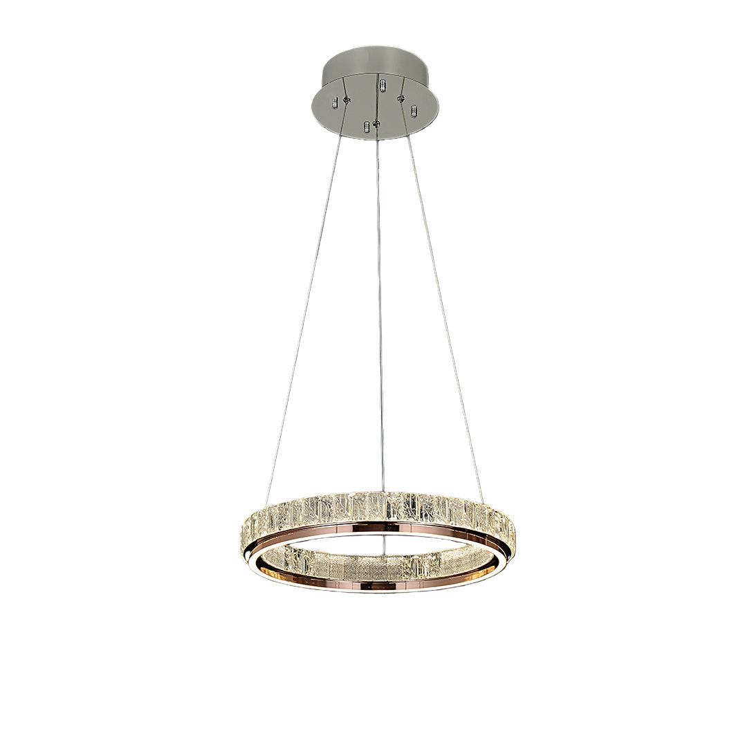 Luxury Modern Chandeliers Round Ring Crystal Ceiling Lights