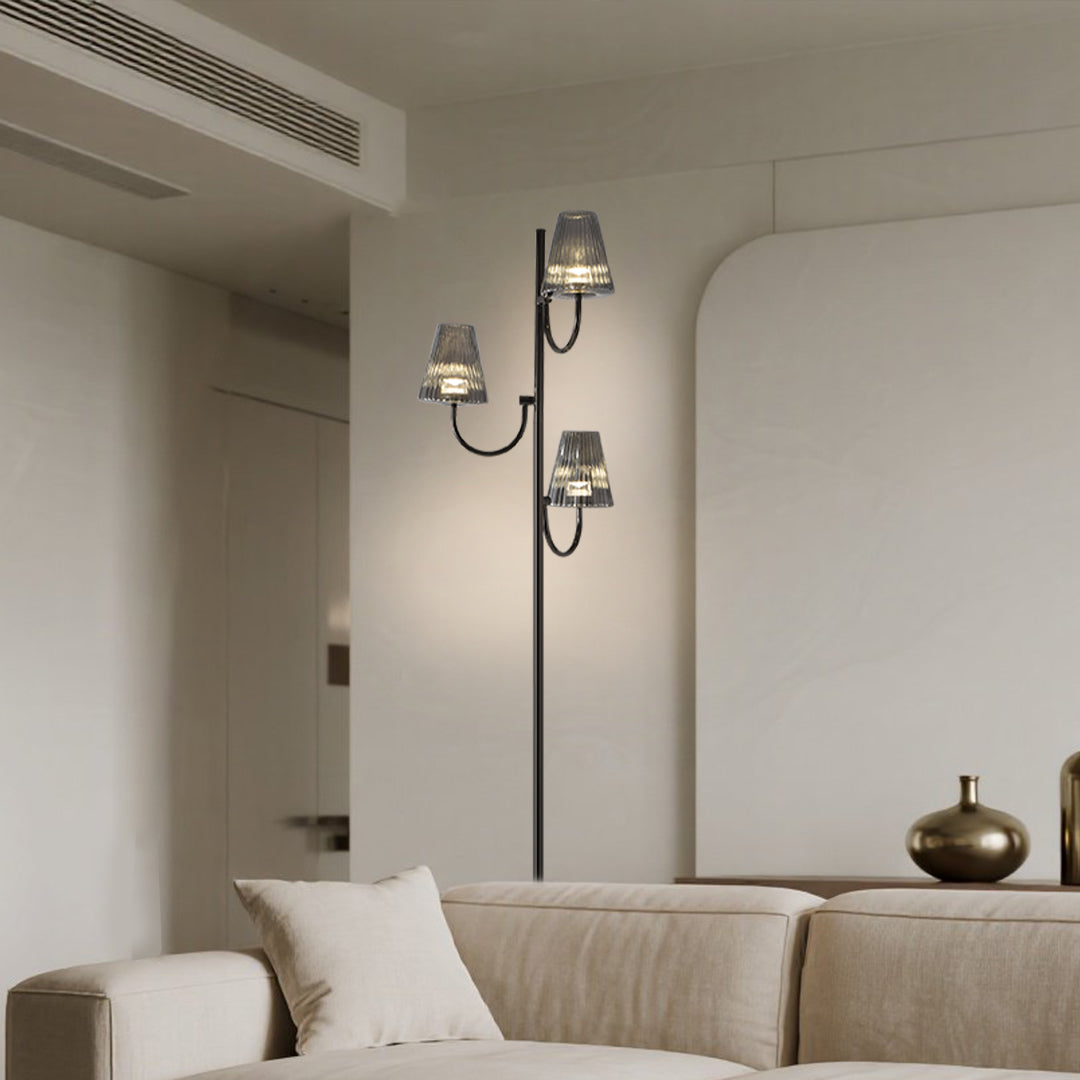 Minimalist Black Contemporary Floor Lamp American Style