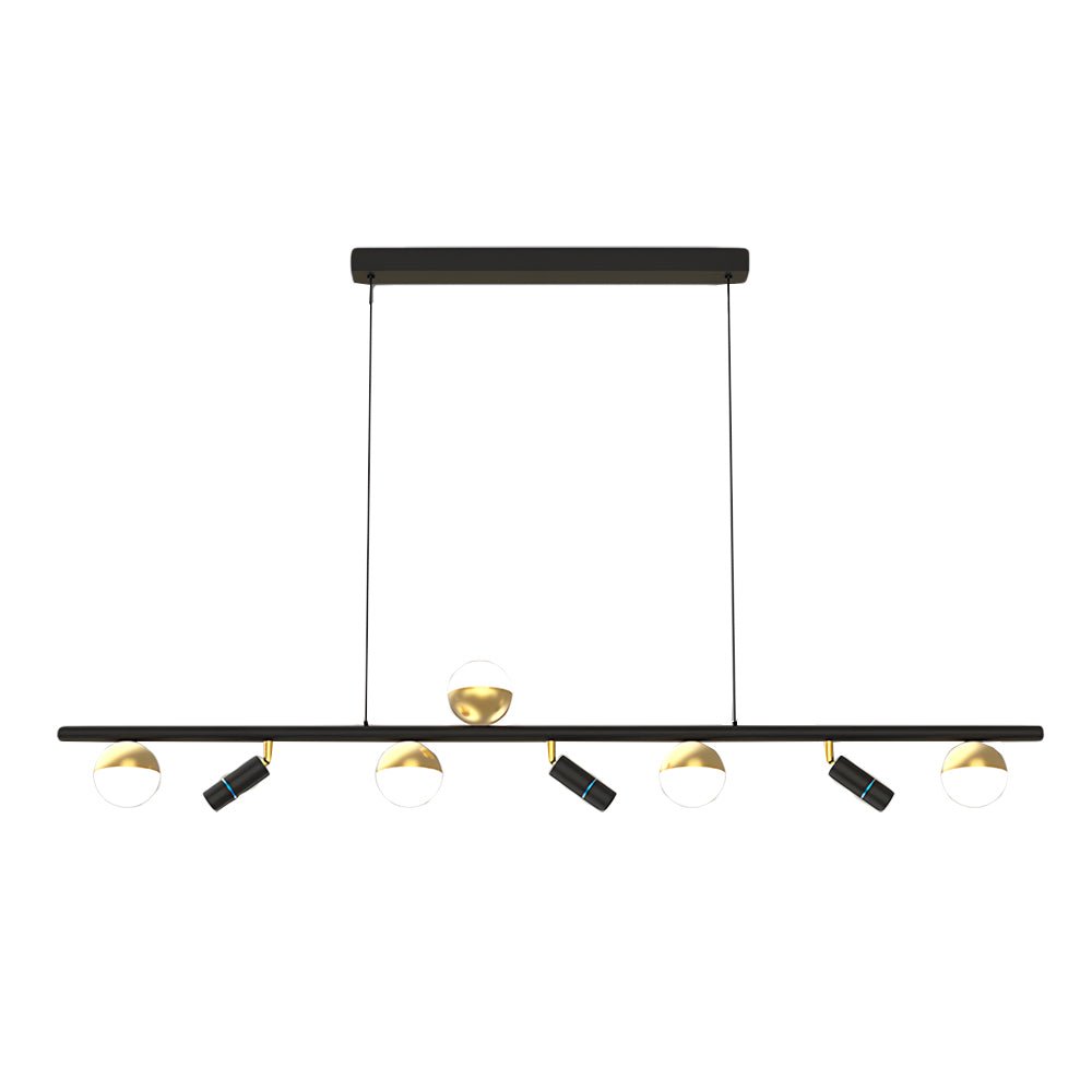 5/7 Spotlights White Long LED Linear Lights Nordic Three Step Dimming Pendant Light