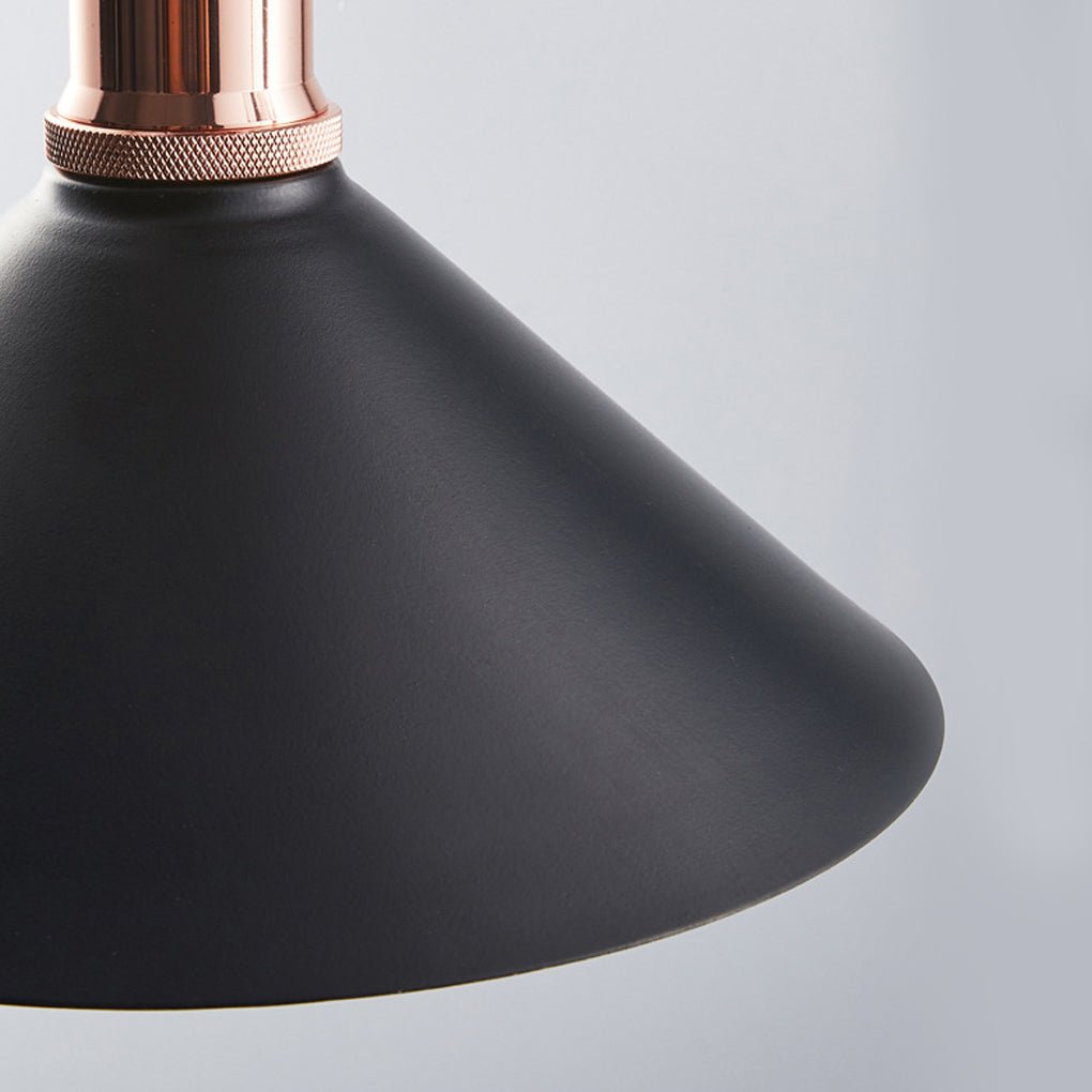 Black Outdoor Pendant Light Solar Waterproof LED Ceiling Light