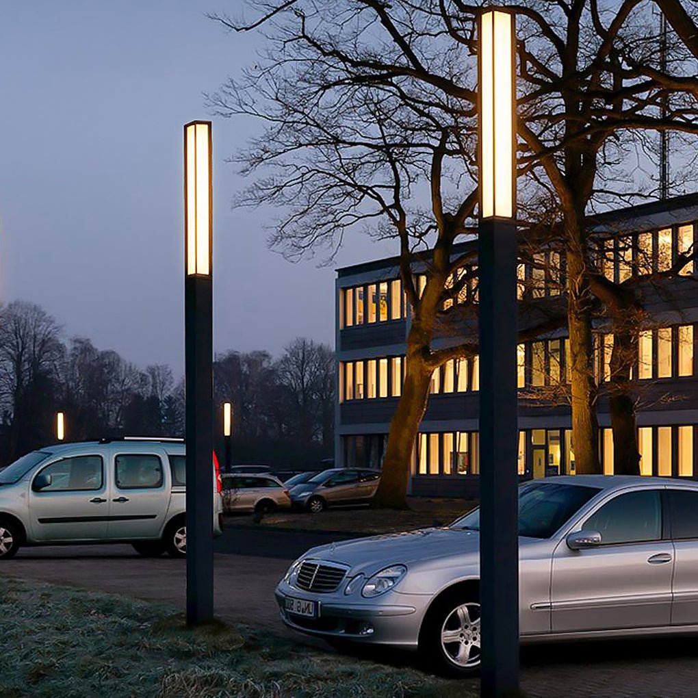 Classic LED Tall Bollard Lights Sleek, Weatherproof Landscape Path Lighting