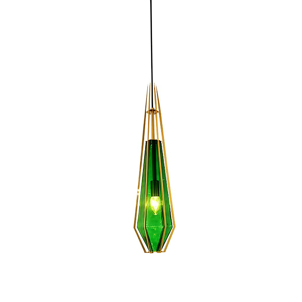 Geometric Glass Pendant Light Nordic Art Ceiling Light