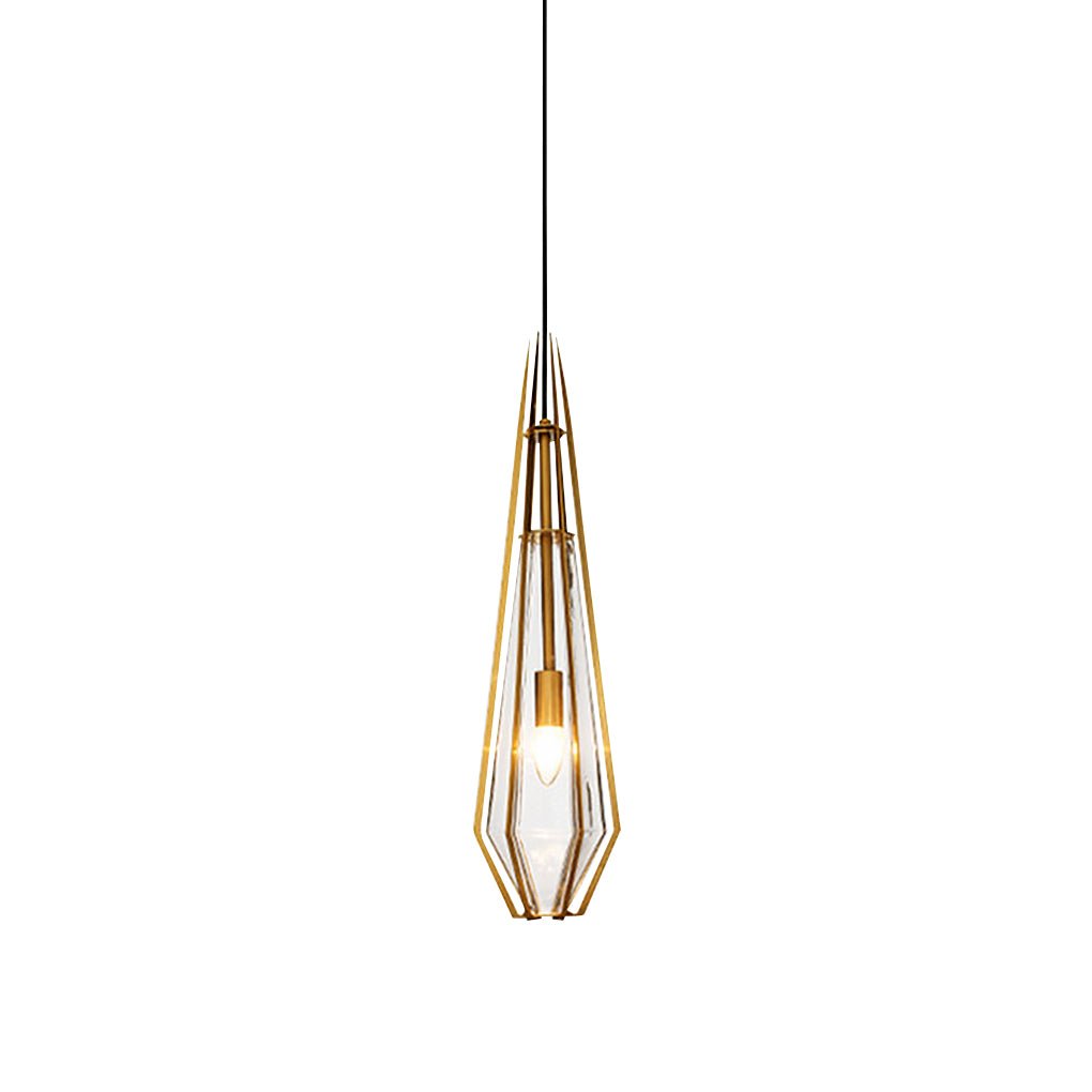 Geometric Glass Pendant Light Nordic Art Ceiling Light