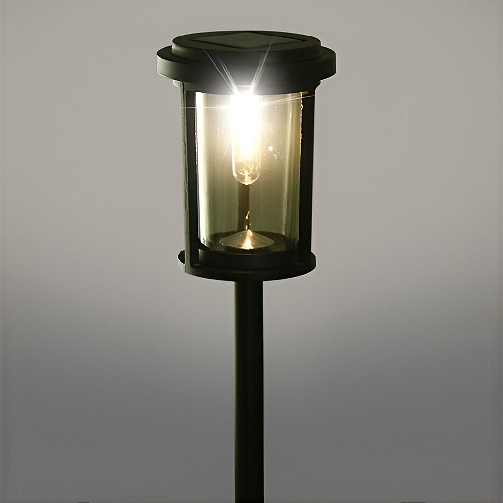 High Efficiency Solar LED Post Lights Modern Automatic Outdoor Pathway Lighting