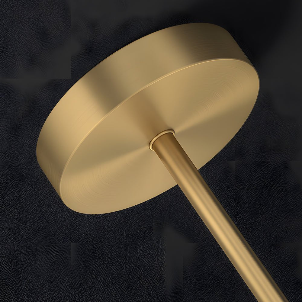 Linear Table Light Copper LED Adjustable Angle Lamp