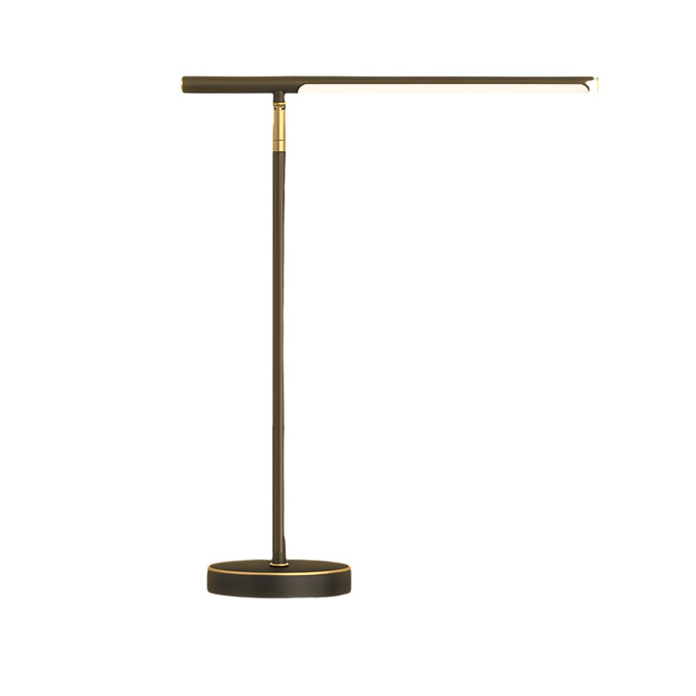 Linear Table Light Copper LED Adjustable Angle Lamp