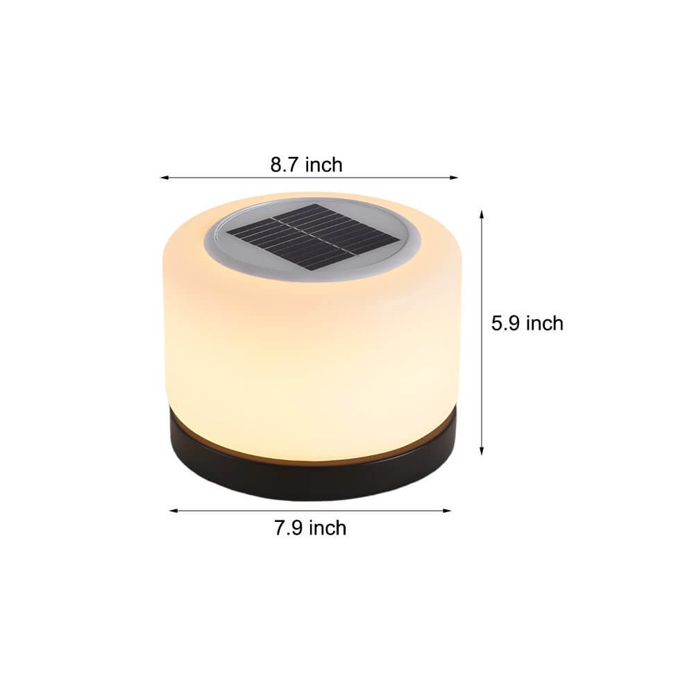 Modern 360° Illumination Cylindrical LED Dimmable Post Lamp for Pillar Tops