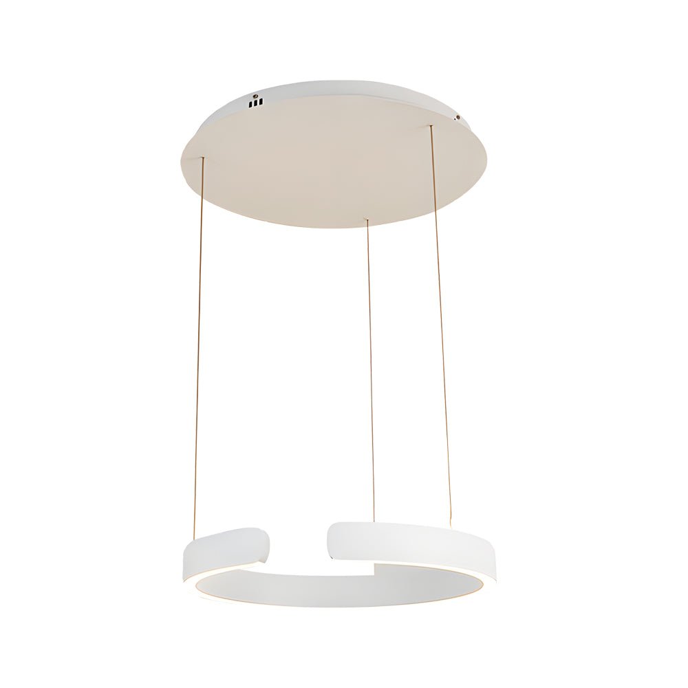 Modern C-shaped Pendant Light with Adjustable Height