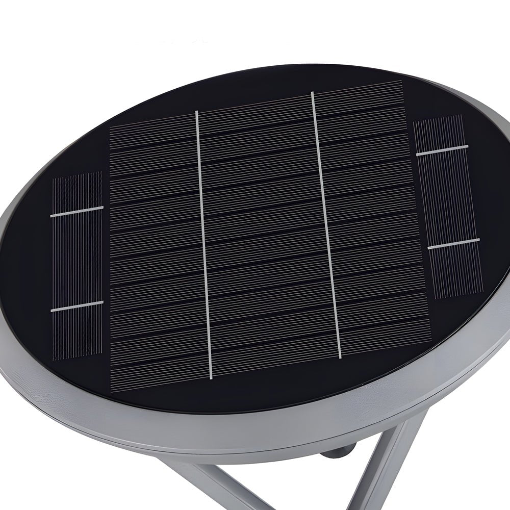Solar Pillar Lights Circular Dual Motion Sensor LED Light