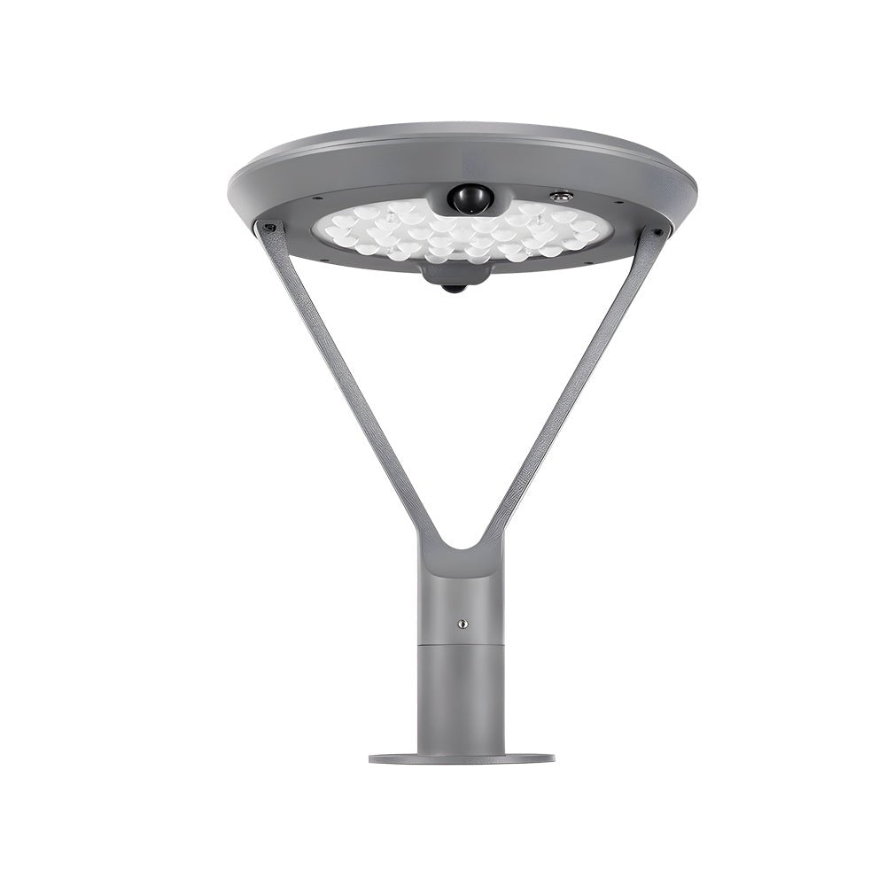 Solar Pillar Lights Circular Dual Motion Sensor LED Light