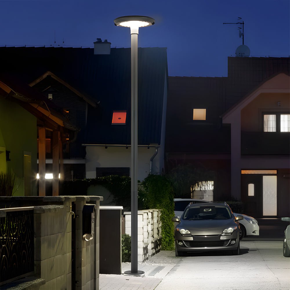 Solar UFO Street Light Modern Circular Dual Motion Sensor LED Lamp