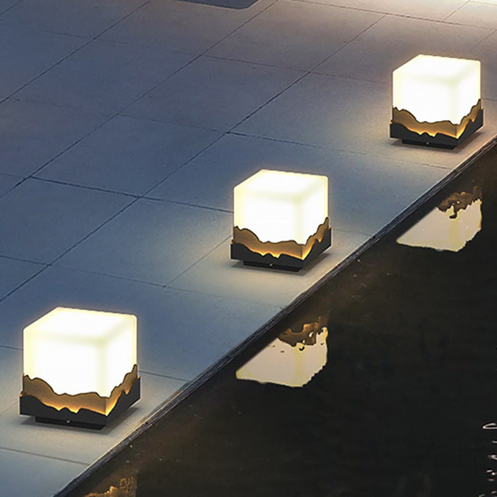 Square Landscape Light LED Mountain Peak Decorative Light