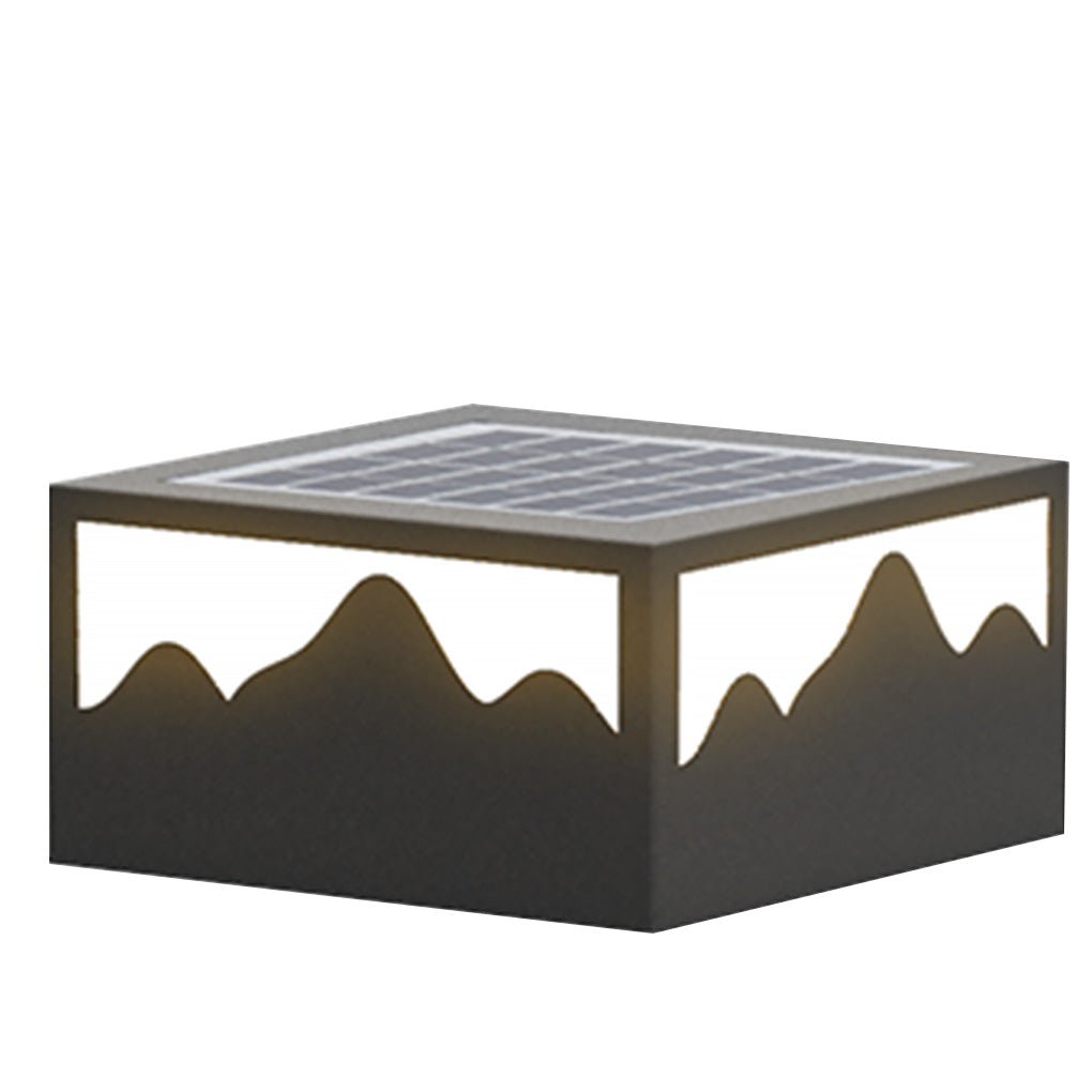 Square Outdoor Lights Simple Geometry Waterproof LED Light